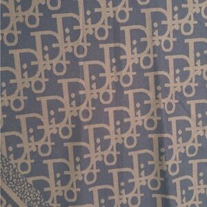 Dior blue and grey wrap